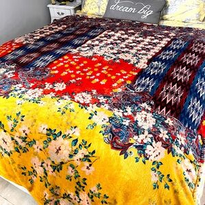 Johnny Was velvet blanket.